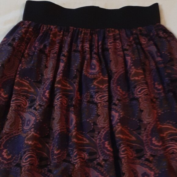 Vintage Handmade Paisley Skirt Size Small - Picture 3 of 10